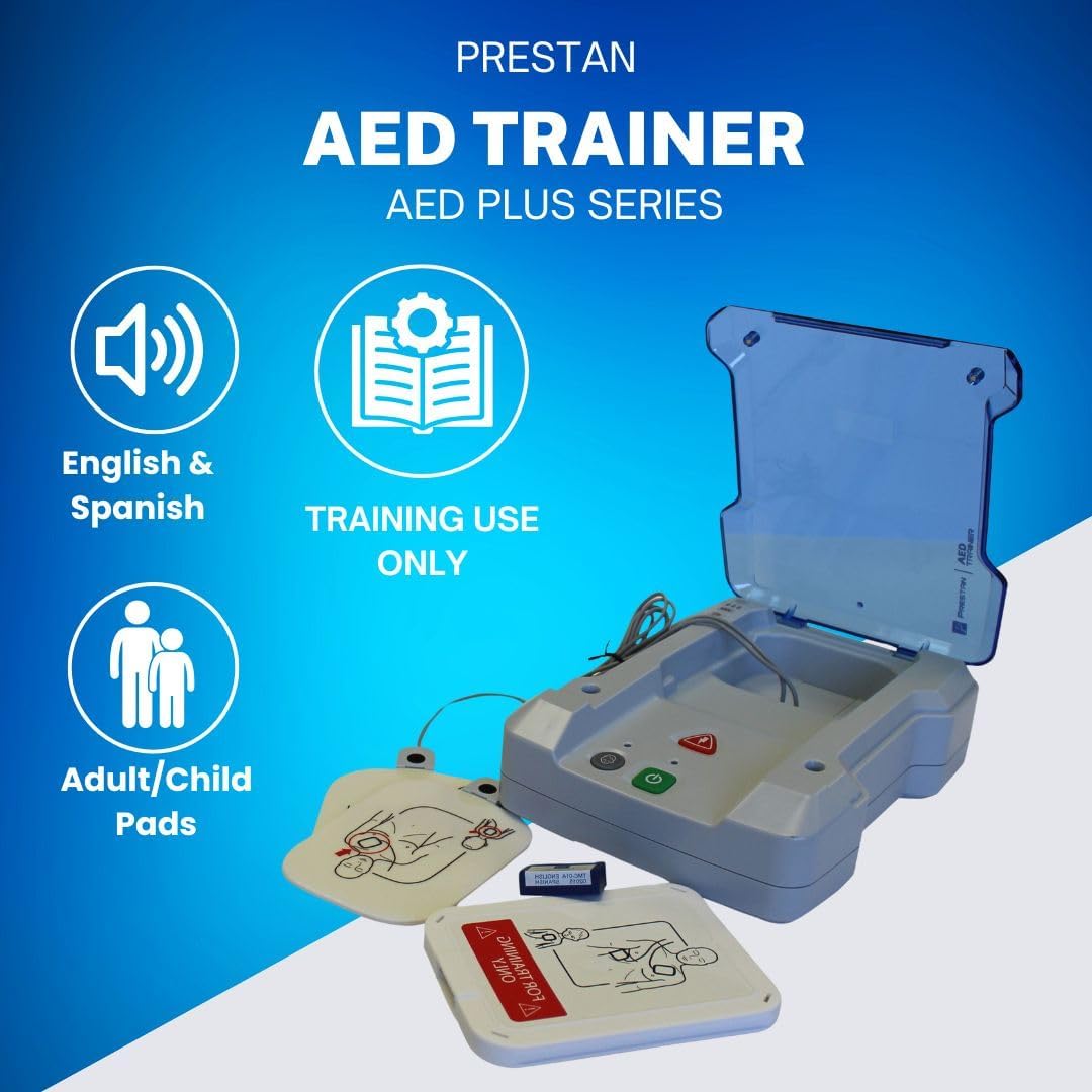 MCR Medical Prestan AED Plus Series, Replacement Pads, & Pack of 10 of CTK3