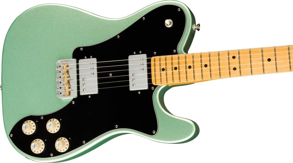 Fender American Professional II Telecaster Deluxe - Mystic Surf Green with Maple Fingerboard