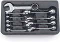 GEARWRENCH 10 Pc. 12 Pt. Stubby Combination Wrench Set, SAE - 81905