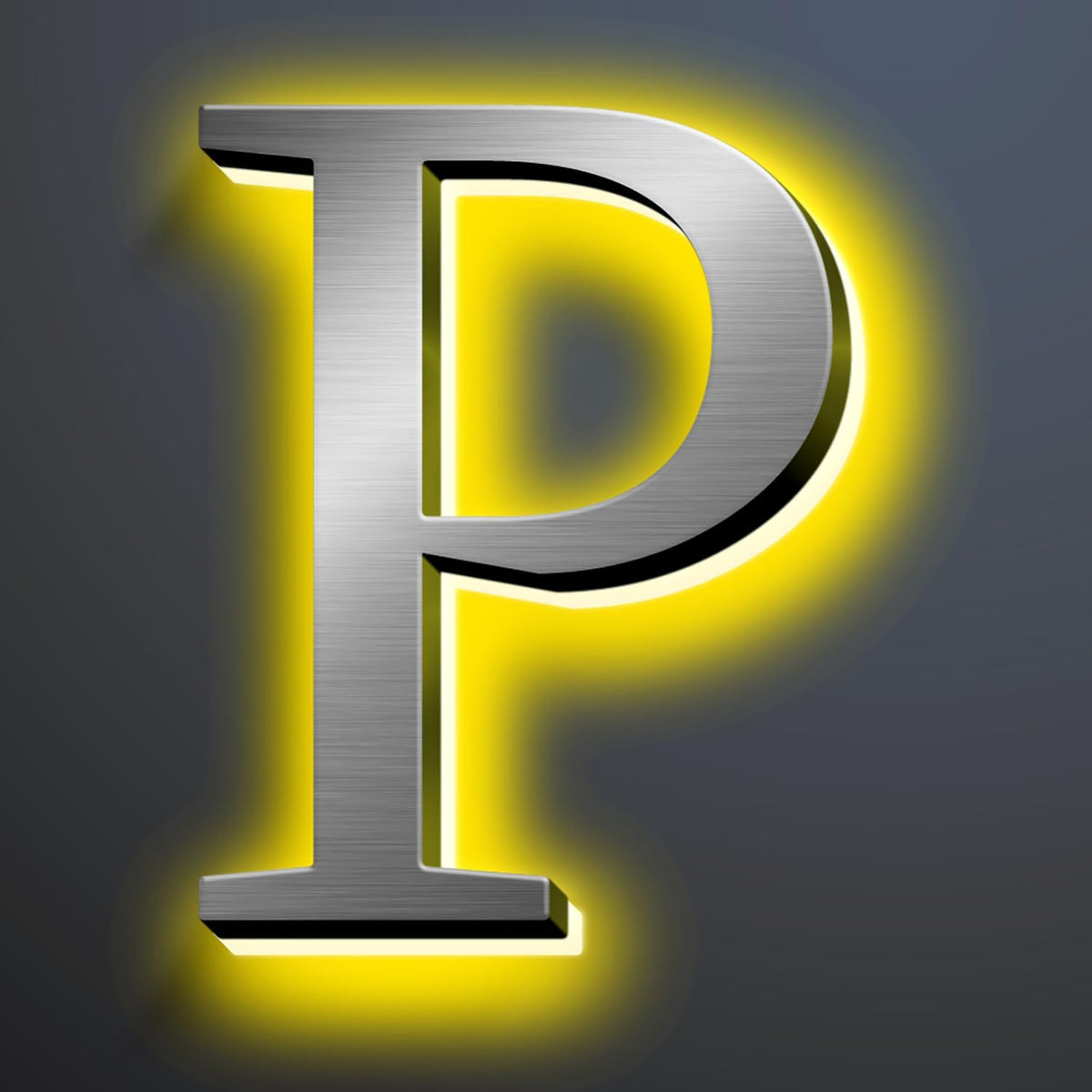 Illuminated LED House Numbers 20', Modern Upscale Look, Backlit LED Illuminated Home Address Number, Stainless Steel Hand-Polished For Lighted House Address Signs,P