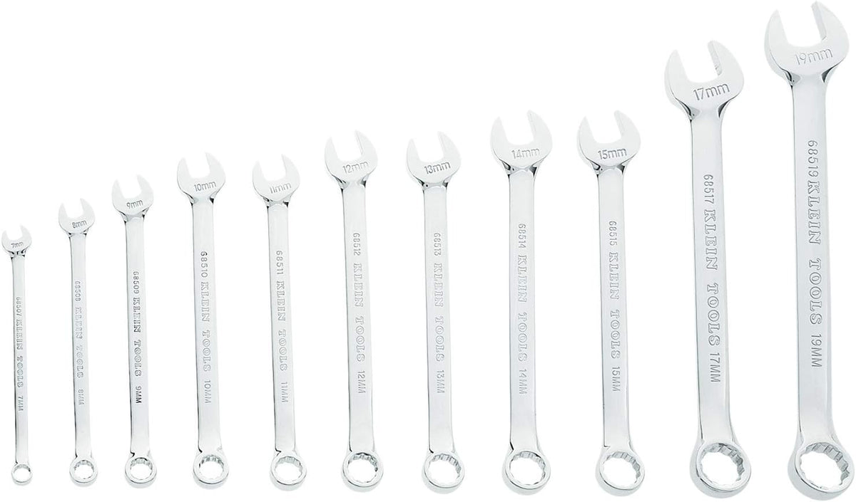 Klein Tools 68502 Metric Combination Wrench Set, 11-Piece