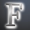 Backlit LED Illuminated House Address Numbers 20', Lighted House Numbers For A Safe And Modern, Large Modern Illuminated Address Numbers For Outside Street Yard,F