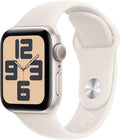 Apple Watch SE (2nd Gen) [GPS 40mm] Smartwatch with Starlight Aluminum Case with Starlight Sport Band S/M. Fitness & Sleep Tracker, Crash Detection, Heart Rate Monitor