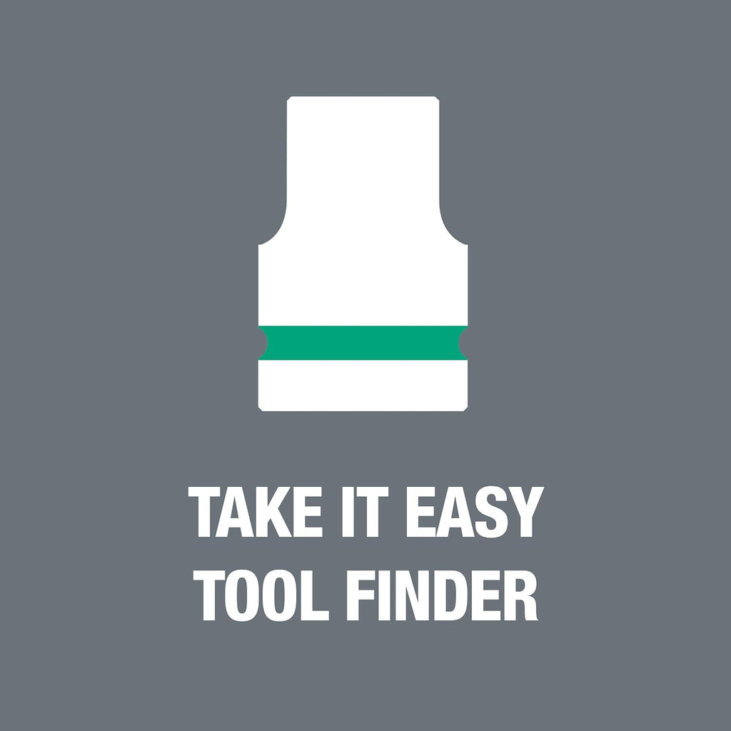 WERA 05004051001 8100 SB 11 Zyklop Imperial Metal Ratchet Set, 29 Piece, 3/8' Drive