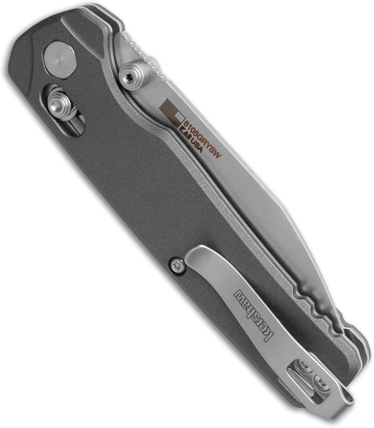 Kershaw Bel Air Pocket Knife, Made in the USA, 3.4 inch CPM MagnaCut Steel Blade, EDC Design, Duralock Locking Mechanism, Manual Folder, Pocketclip
