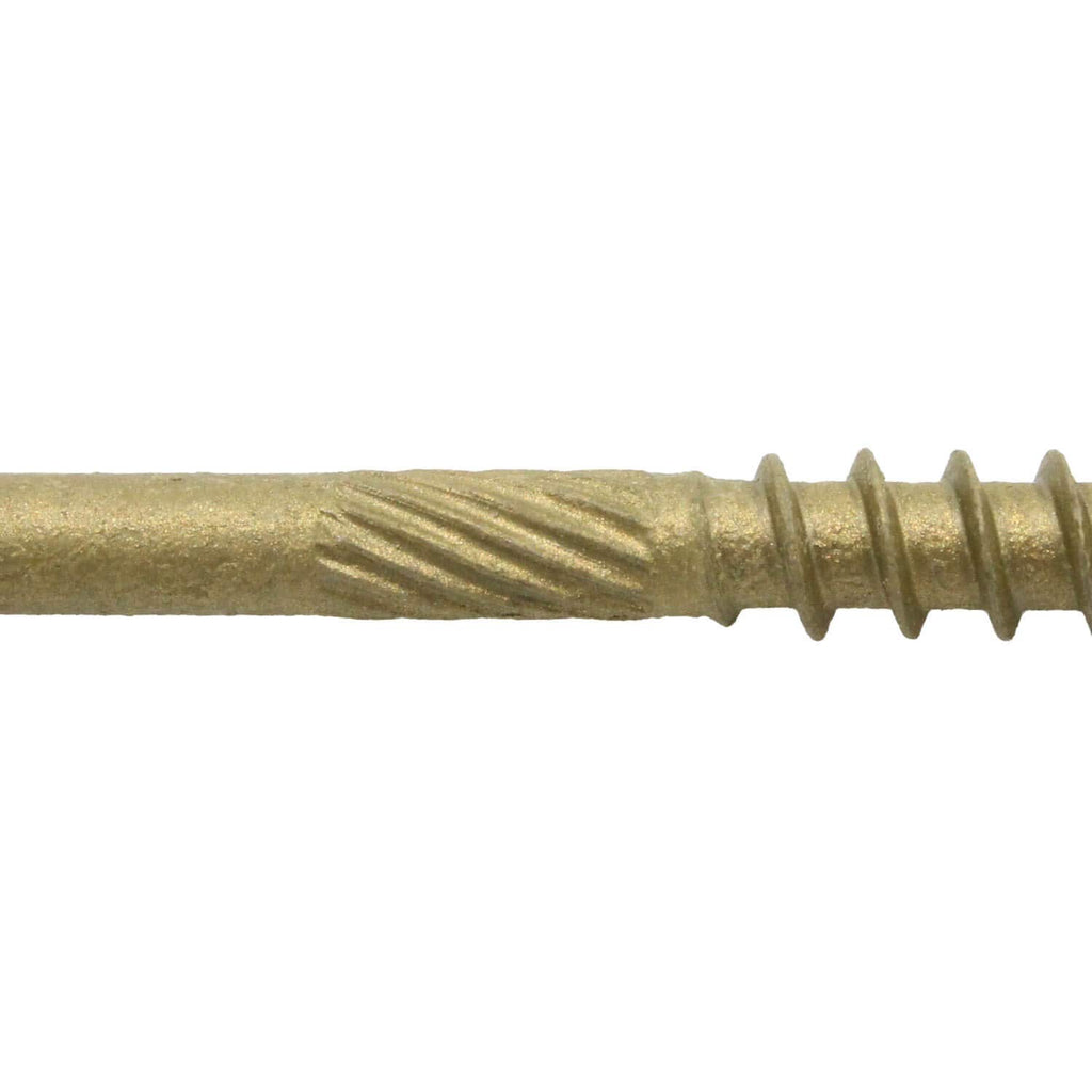 #7 x 3 Bronze Coated Tiny Finish Head Multipurpose Wood Screw - Torx/Star - ACQ Compatible 5 POUNDS CASE 5,310 Screws