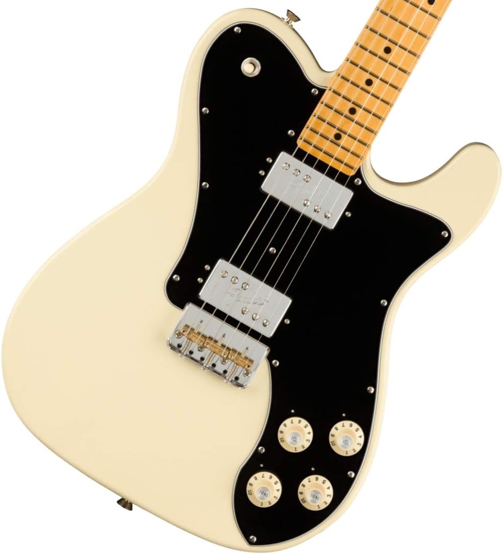 Fender American Professional II Telecaster Deluxe - Olympic White with Maple Fingerboard