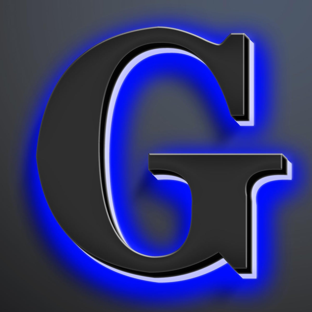 Illuminated House Numbers Increase Safety And Style 18 Inch, Backlit LED Address Number For Enhanced Visibility, Lighted Up Address Number, Modern Metal Signs,G