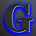 Illuminated LED Address Number 16 Inch, Backlit Illuminated LED House Number For Outside, Lighted Home Address Signs, Large Modern Metal House Number With Lights,G