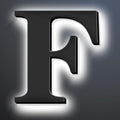 Backlit LED Illuminated House Numbers 20 Inch, Large Modern Lighted Home Address Numbers For Outside, Metal House Numbers With LED Lights, Illuminated Address Signs.