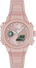 Lacoste LC33 Women's Analog-Digital Quartz Watch with Chronograph, Alarm and Calendar