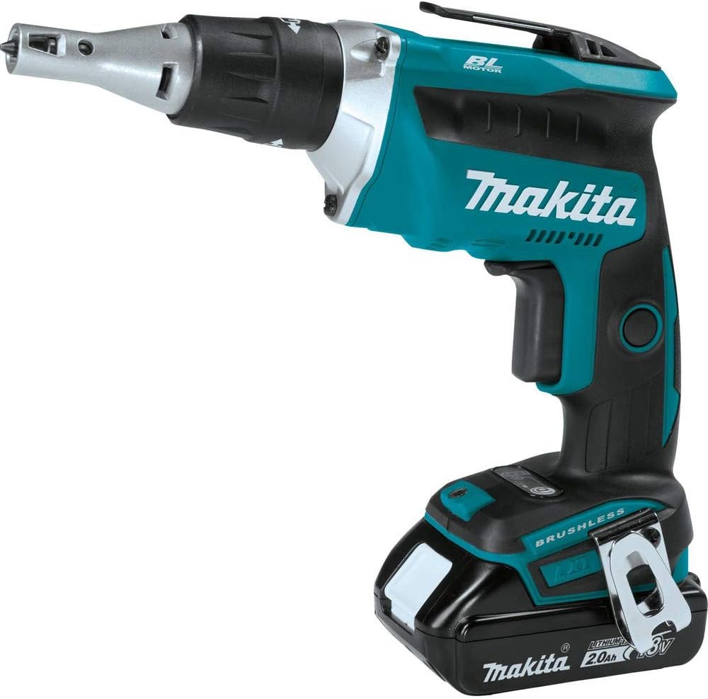 Makita XSF03R 18V LXT Lithium-Ion COMPACT Brushless Cordless Drywall Screwdriver Kit (2.0Ah)