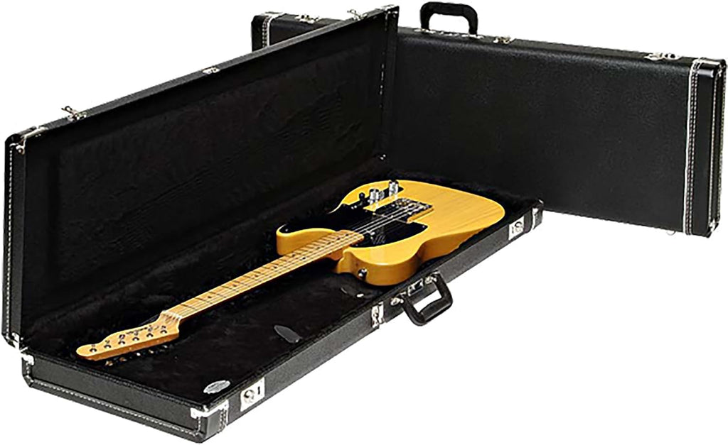 Fender Brent Mason Telecaster - Primer Gray Bundle with Deluxe Black Hard Case, Cable, Strap and Guitar Cleaning Kit