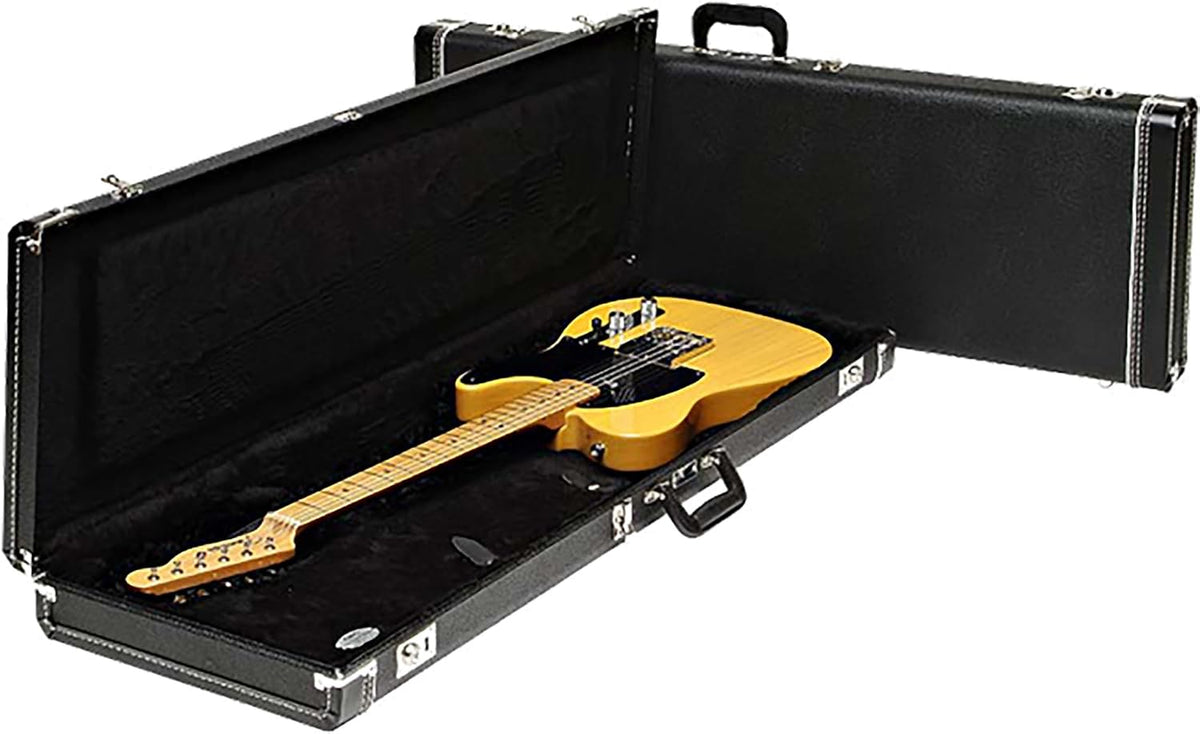 Fender Brent Mason Telecaster - Primer Gray Bundle with Deluxe Black Hard Case, Cable, Strap and Guitar Cleaning Kit