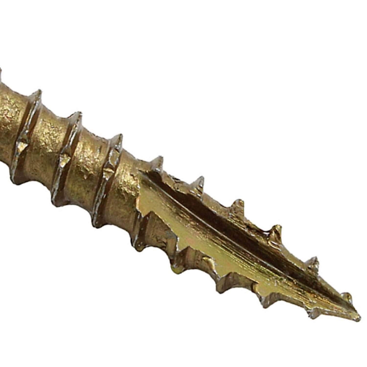 Jake Sales #7 x 2-1/2' Bronze Coated Multipurpose Wood Screw Torx/Star Tiny Finish Head (Full Box - 3000 Screws) Exterior Coated - ACQ Compatible Wood Screws