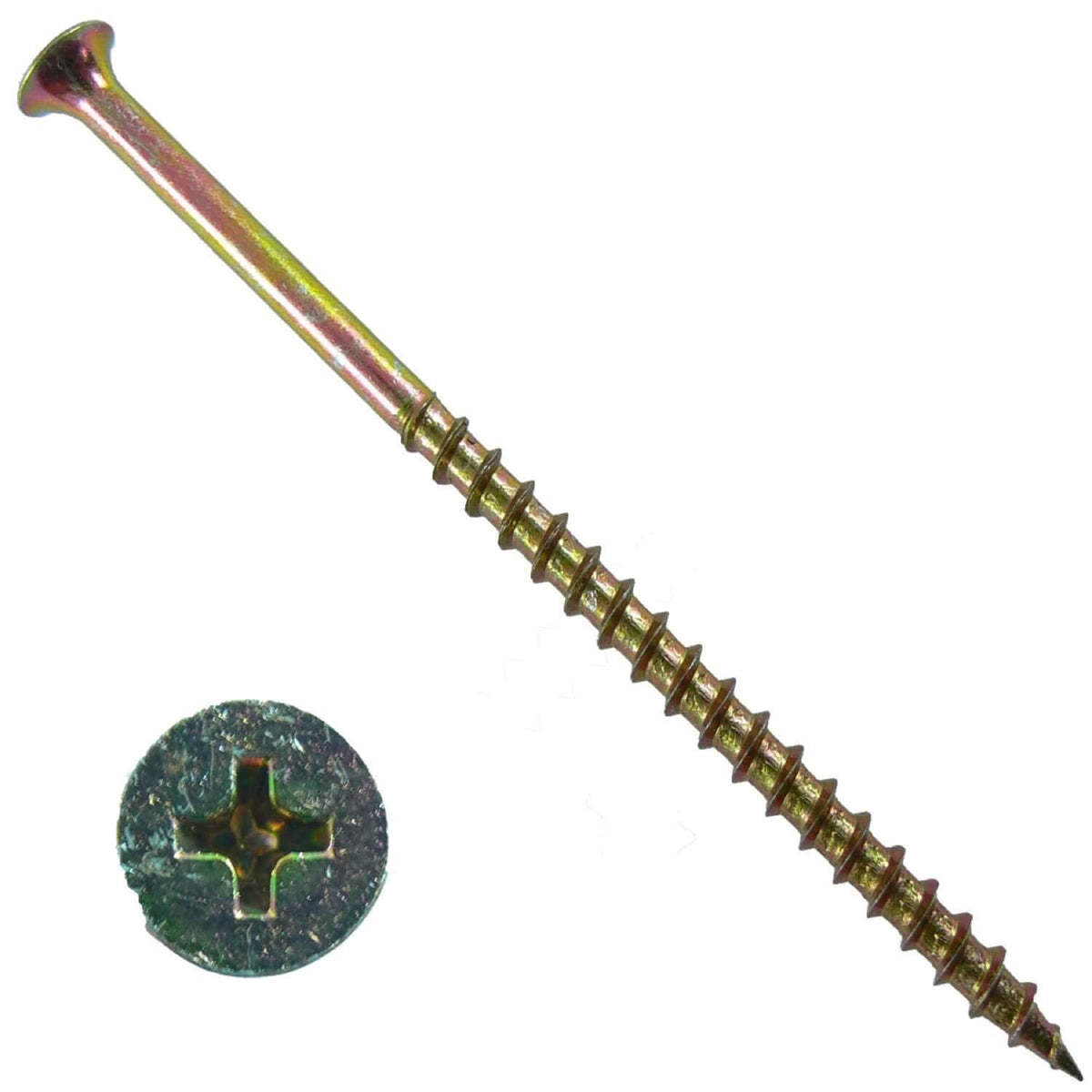 Drywall Screws: Yellow ZINC #10 x 4 COARSE Thread Drywall, Gypsum Board, Sheetrock, Plasterboard Screws. Use for Low Cost, All Purpose Wood Screws (23 POUNDS 1,000 Approx. Screw Count)