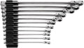 TEKTON Long Fixed/Flex Head 12-Point Ratcheting Box End Wrench Set with Modular Organizers, 11-Piece (1/4-3/4 in.) | WRB95301