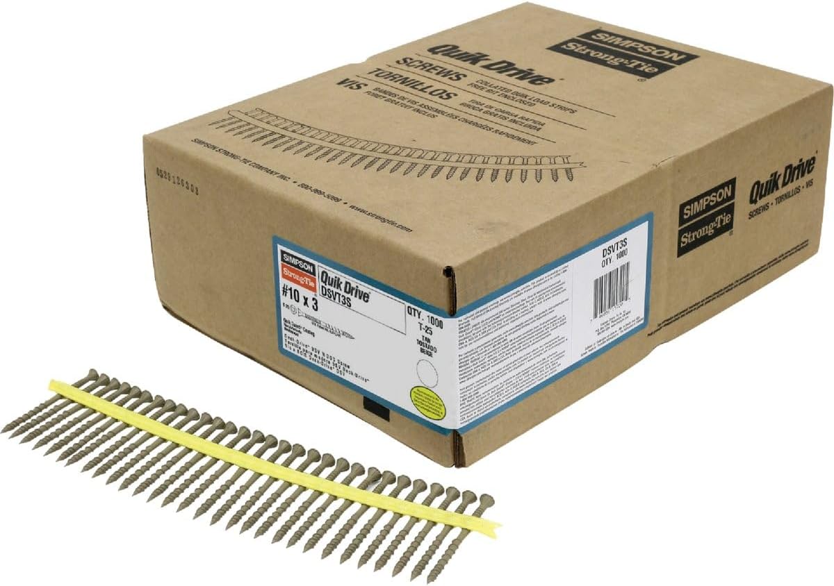 QuikDrive WSNTLG3S Deck Screws #8 x 3 inch