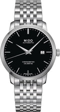 MIDO Baroncelli Chronometer Silicon Gent - Swiss Automatic Watch for Men - Black Dial - Case 40mm - M0274081105100