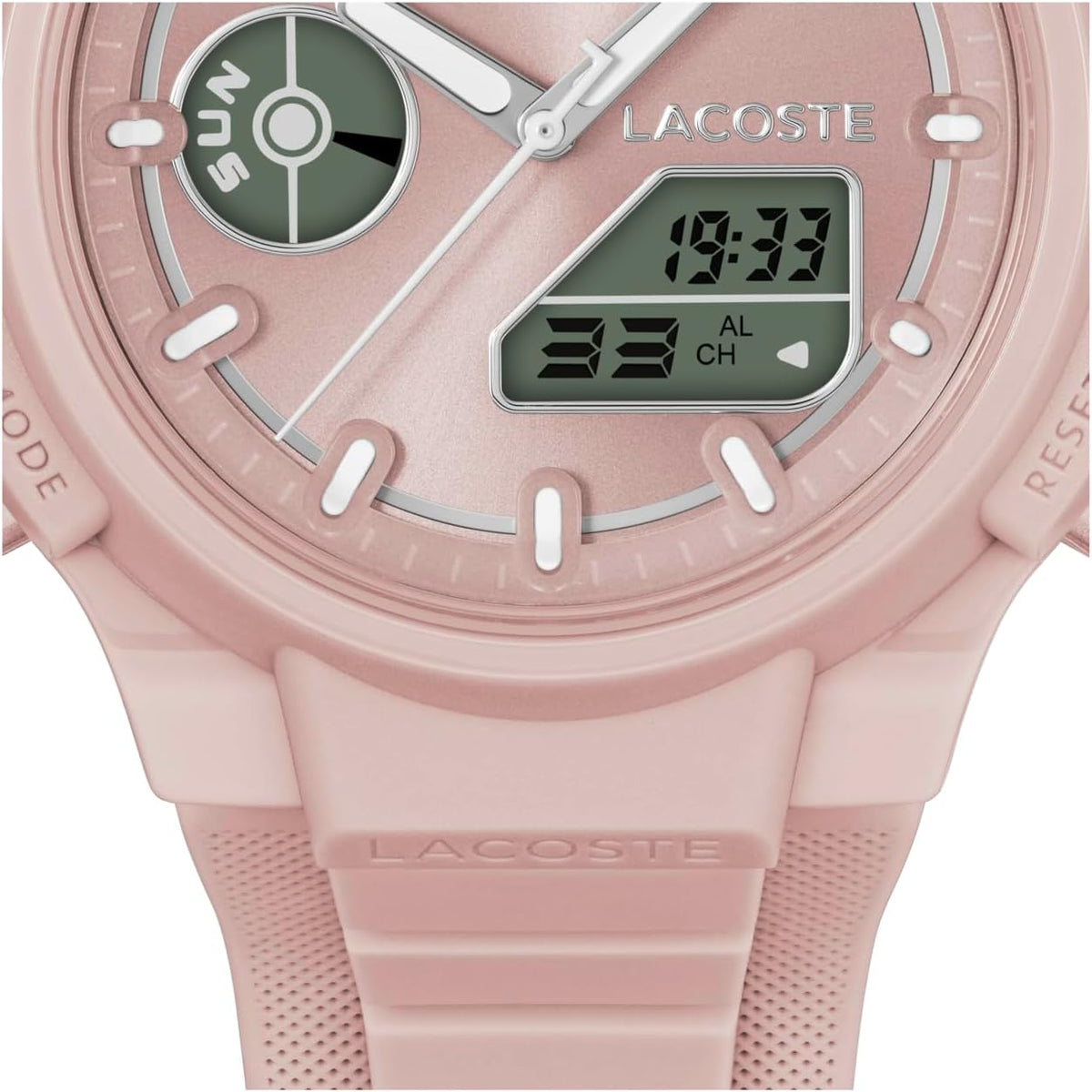 Lacoste LC33 Women's Analog-Digital Quartz Watch with Chronograph, Alarm and Calendar