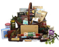 Gift Basket Village: Group Therapy Deluxe Gourmet Gift - Cutting Board, Sausages, Cheeses, Snacks & More