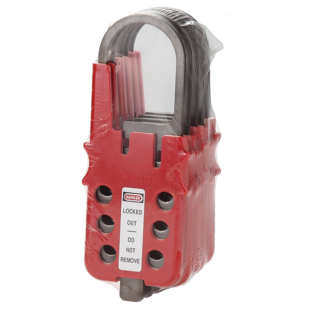Panduit PSL-MLDH-X Multiple Lockout Device Hasp, Red (10-Pack)