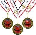 All Quality Chili Cook Off Wreath Design Medal - 1st, 2nd, 3rd Place