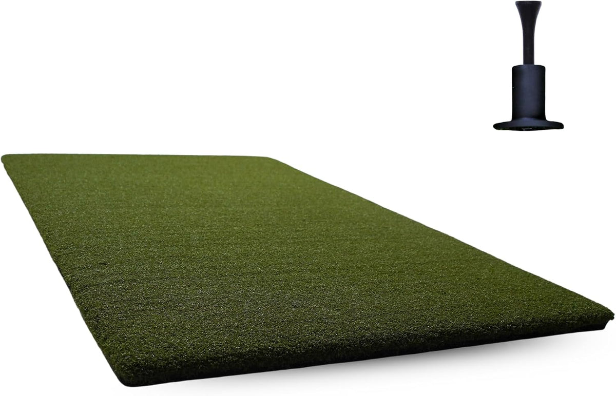 Real Feel Golf Mats The Original Country Club Elite 3'x5' Heavy Duty Commercial Practice Mat. The First Golf Mat that Takes A Real Tee and Lets You Swing Down Through,Simulator,Indoor/Outdoor