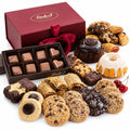 Dulcet Gourmet Snack & Dessert Gift Basket Deluxe Edition – Fresh Baked Assorted Pastries, Cookies, Brownies & Belgium Chocolates - Beautifully Packaged Bakery Assortment for All Gifting Occassions