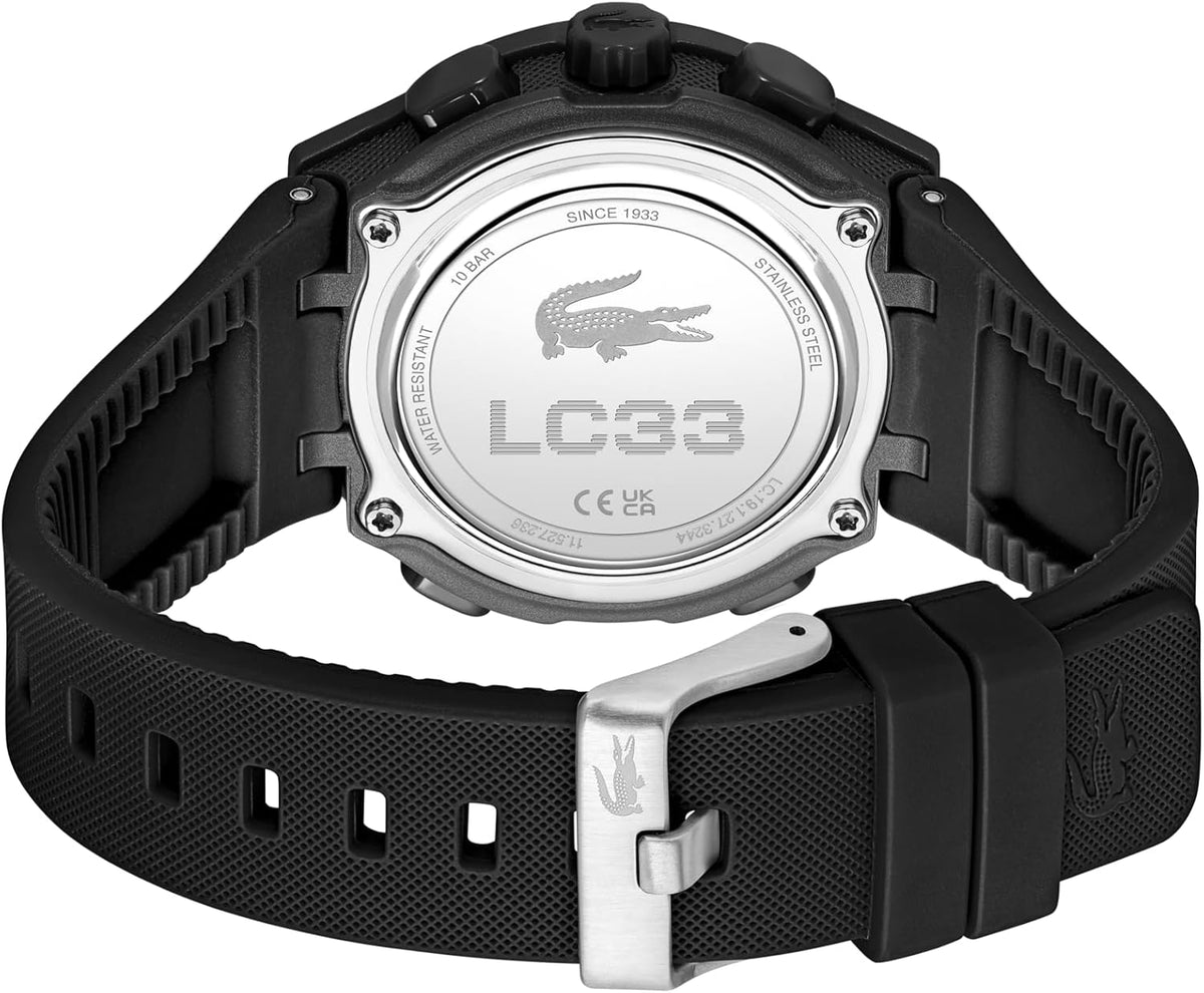 Lacoste LC33 Women's Analog-Digital Quartz Watch with Chronograph, Alarm and Calendar