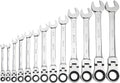 Klutch Flex Ratchet Wrench Set - 13-Pc SAE, 1/4in.-1in.