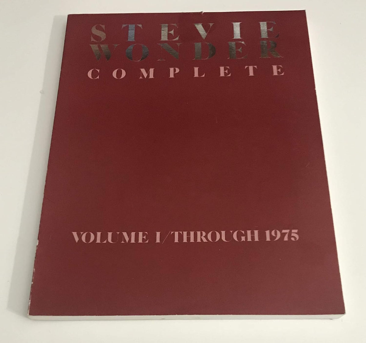 Stevie Wonder -- Complete, Vol 1: Piano/Vocal/Chords