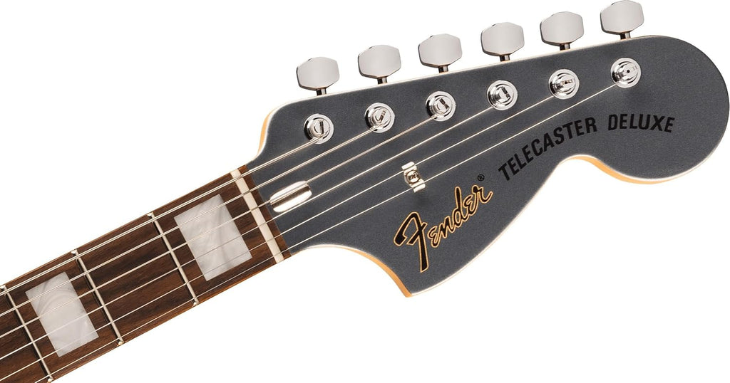 Fender Chris Shiflett Cleaver Telecaster Deluxe Electric Guitar - Charcoal Frost Metallic
