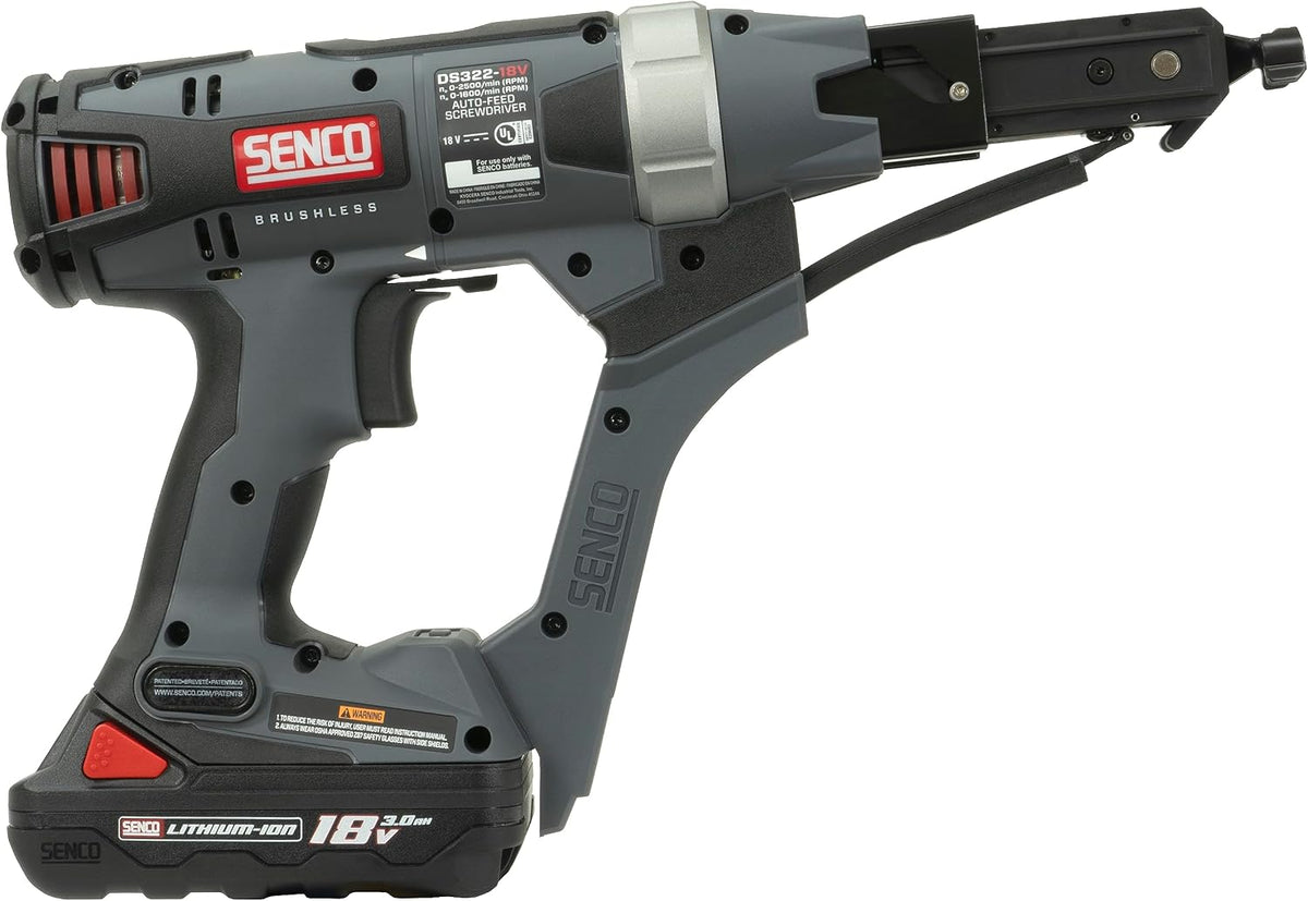 Senco DURASPIN DS322-18V 3' 2500 RPM Cordless Auto-Feed Screw Driver 10C0002N