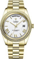 CADISEN Men's Automatic MIYOTA 8285 Mechanical Watch Casual Watches for Men Waterproof Sapphire