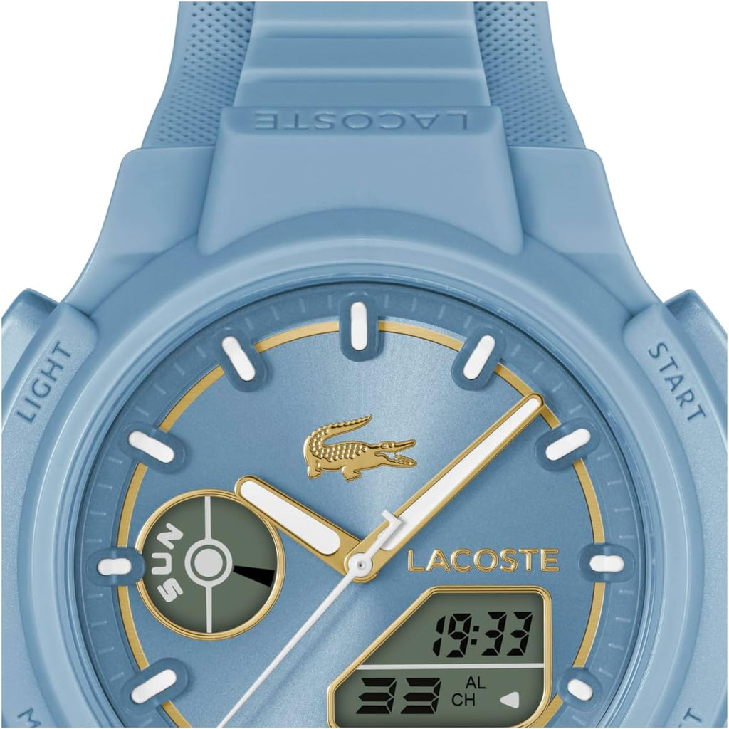 Lacoste LC33 Women's Analog-Digital Quartz Watch with Chronograph, Alarm and Calendar