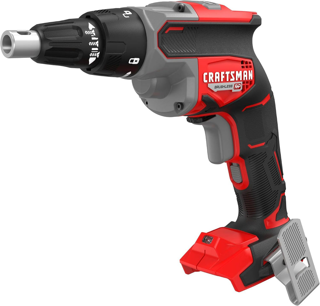 CRAFTSMAN V20 Cordless Drywall Screwgun, Bare Tool Only (CMCF600B)