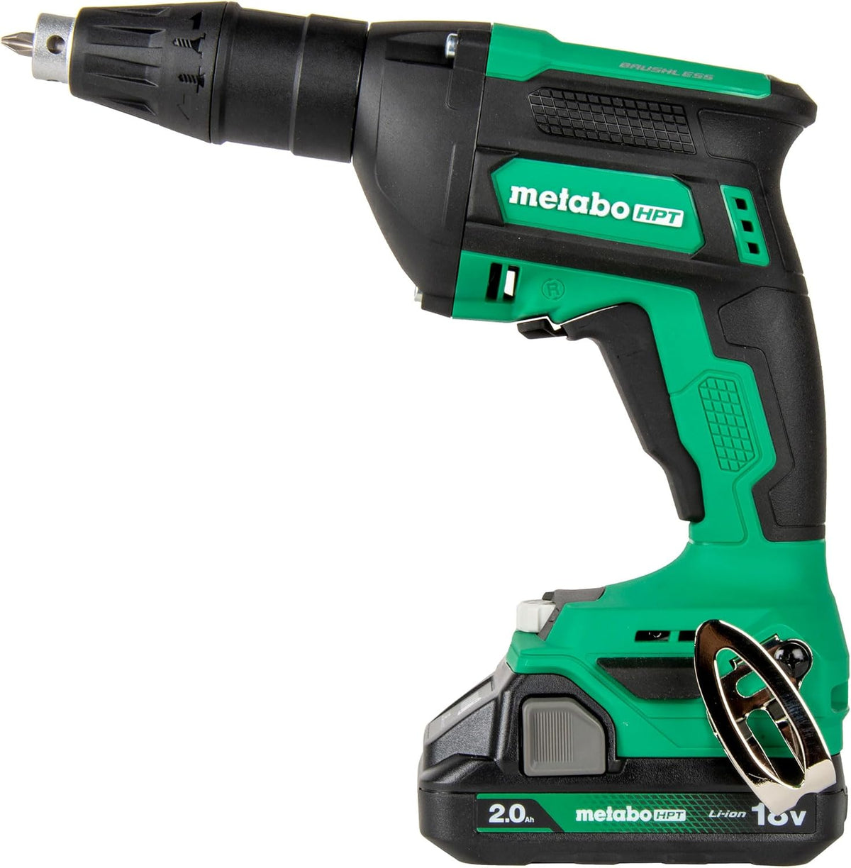 Metabo HPT Cordless 18V MultiVolt™ Drywall Screw Gun Kit | Includes 2-18V 2.0 Ah Batteries | Lifetime Tool Warranty | W18DAQA