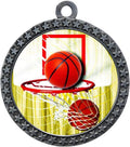 Express Medals 1 to 50 Packs Basketball Silver Medal Trophy Award with Neck Ribbon STDD212-FCL411