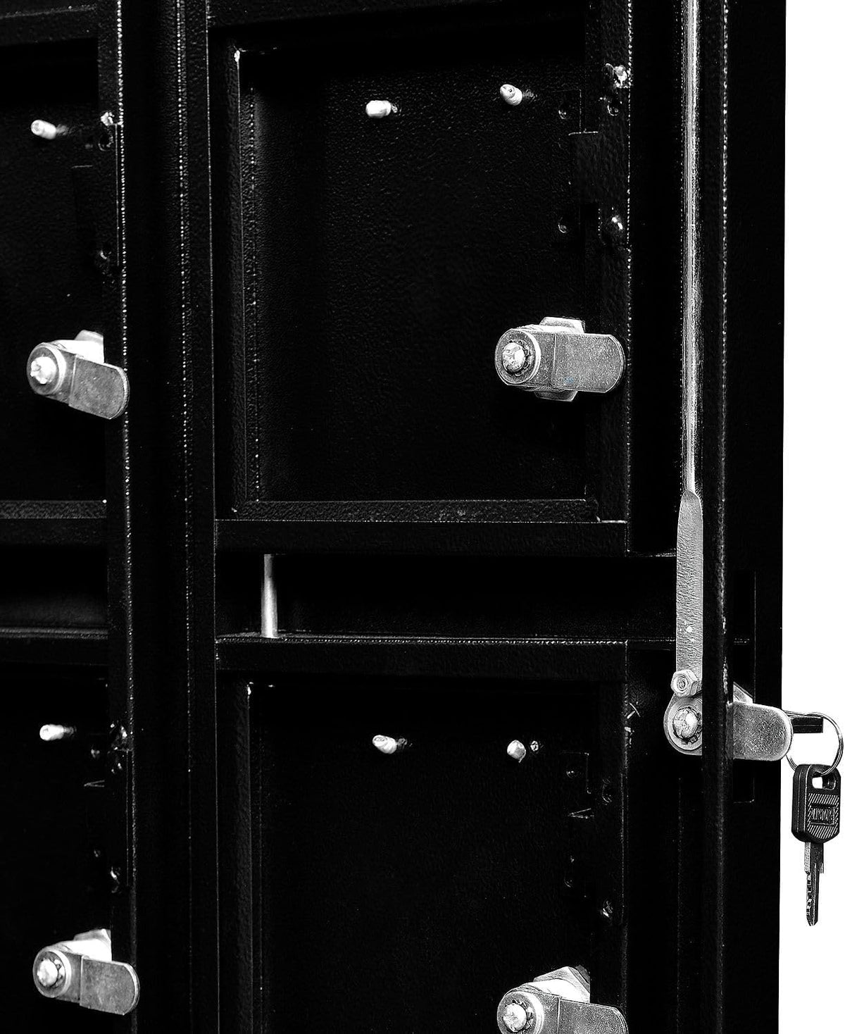 Global Industrial 24 Doors Tablet & Cell Phone Locker, Keyed Lock & Hasp and Master Door Open