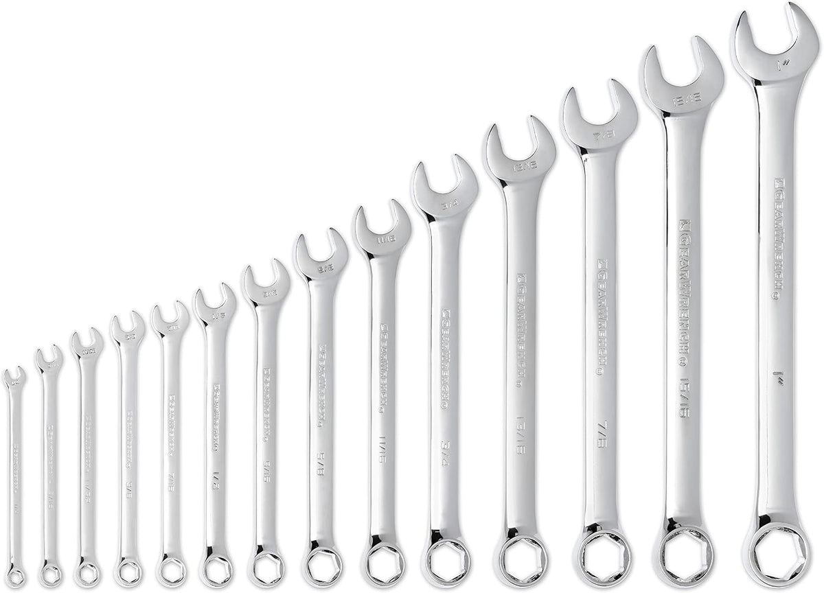 GEARWRENCH 14 Pc. 6 Pt. Combination Wrench Set, SAE - 81924 (Pack of 6)