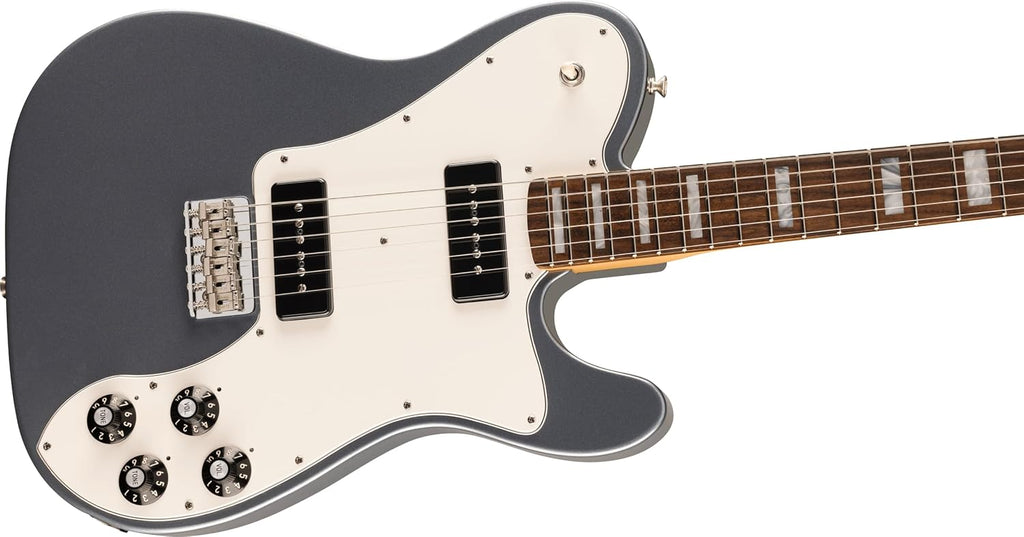 Fender Chris Shiflett Cleaver Telecaster Deluxe Electric Guitar - Charcoal Frost Metallic