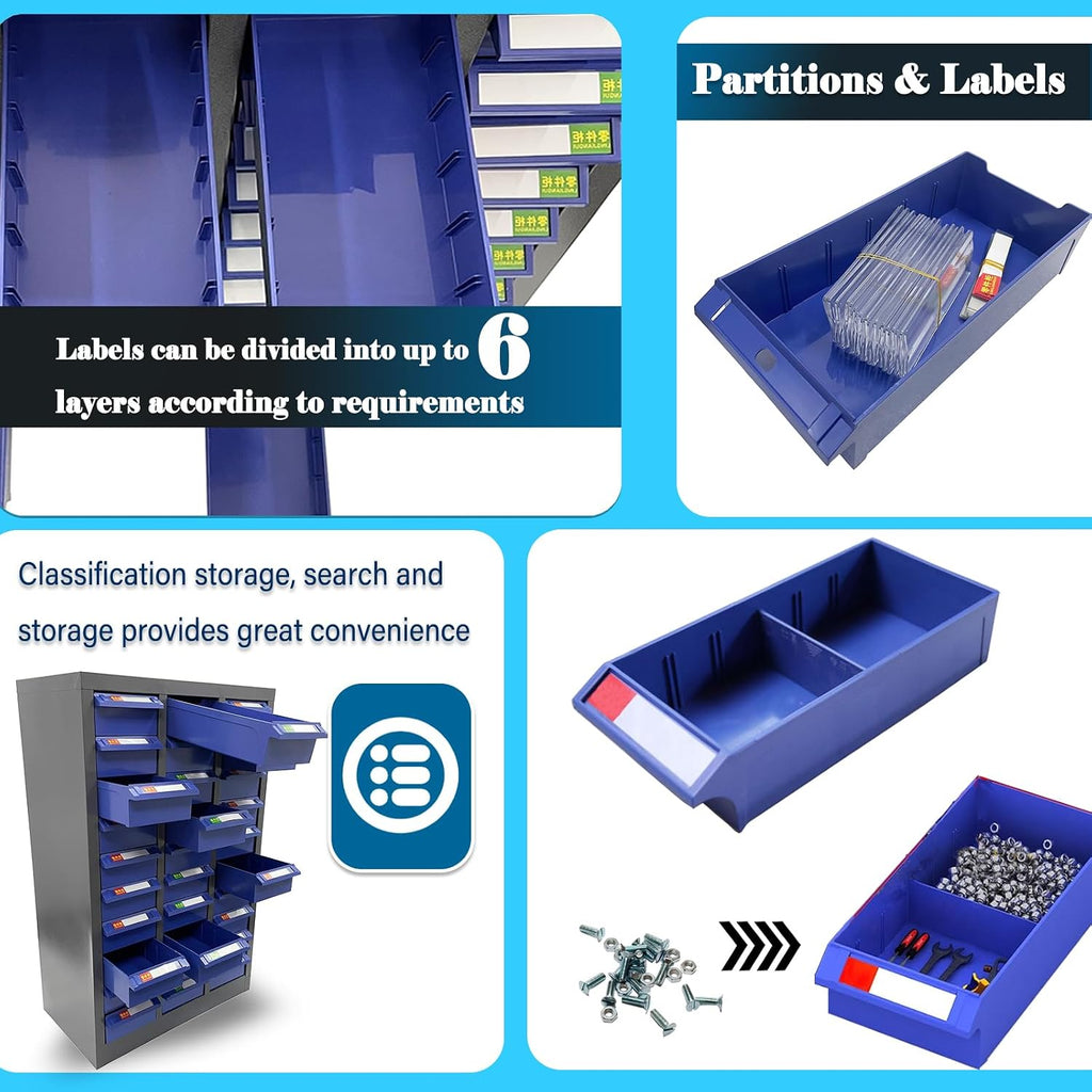 30 Drawers Parts Cabinet Bolt Bin Cabinet Nuts and Bolts Storage Bins with Large Drawers