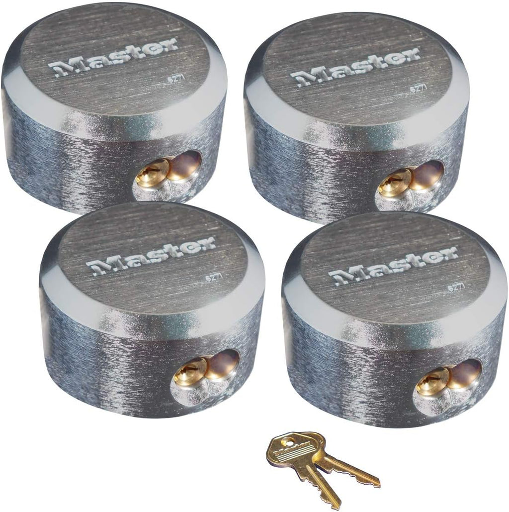 Master Lock Pro Series - (4) Hidden Shackle Padlocks Keyed Alike 6271KA-4