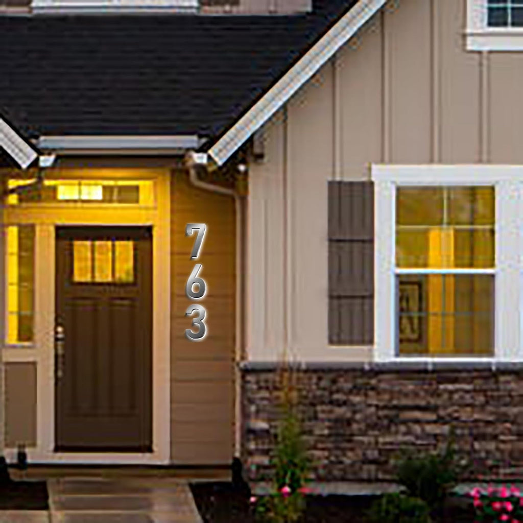 Illuminated Address Sign, House Numbers For Outside LED Illuminated Lighted Address Signs With Waterproof Cover Address Numbers For Street Yard Garden,20 Inch/500mm,6