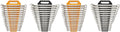 GEARWRENCH 30 Piece 12 Point Long Pattern Combination SAE/Metric Wrench Set with Wrench Racks (1/4-1 in., 8-22 mm) - 81937 (Pack of 2)