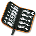 Beta 142 Short Series, Set of 12, 12-Point Ratcheting Combination Wrenches, Stubby, Metric 8mm-19mm