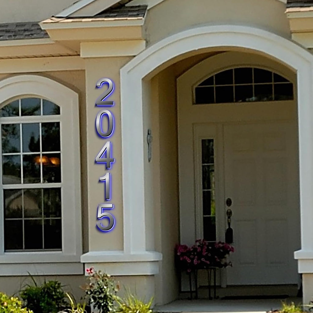 Backlit Illuminated LED House Numbers For Outside, Lighted Address Signs For Houses Address Lights For House LED Address Signs Lighted House Number Sign,16 Inch/400mm,G