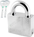 ENFORCER ABLOY 350-25 Heavy-Duty Padlock - 9/16' (14mm) Thick Shackle (Oversized), 1' Short Clearance, 2.27' Hardened Steel Body - Disc Detainer Anti-Cut Lock for Rail, Trailers, Containers