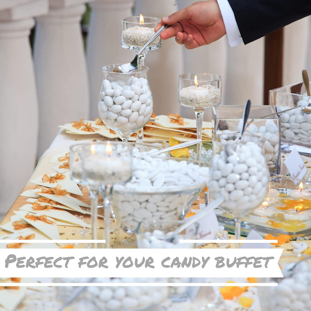 Sugar Free White Jordan Almonds by Its Delish, 10 Lbs Bulk Bag | Candied Almond Nut with Hard Candy Coating | No Sugar Added | Bulk Wedding Favors and Party Buffets - Vegan & Kosher